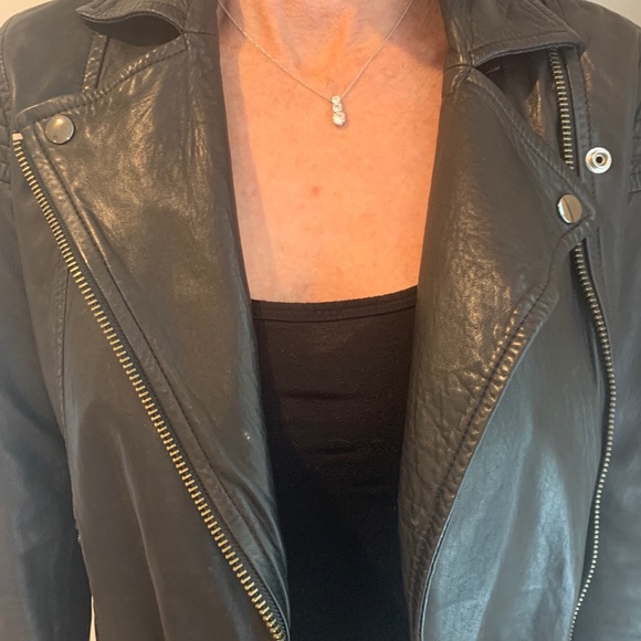 Marc By Marc Jacobs Leather Motorcycle Jacket S - Picture 2 of 7